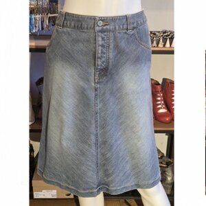 Vintage Wash Denim Skirt size 12